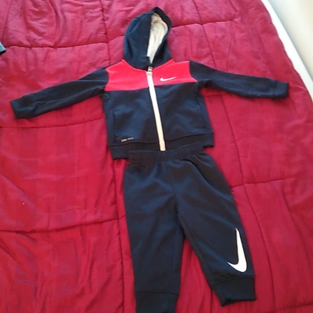 Baby boy Nike Dri fit tracksuit 24 mo